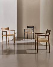 Load image into Gallery viewer, Yalia chair in solid oak with natural finish and rope seat FSC 100% - image 12