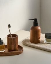 Load image into Gallery viewer, Acacia Wood Senda Toothbrush Holder - image 3