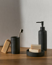 Load image into Gallery viewer, Black Polyresin Sisel Toothbrush Holder - image 3