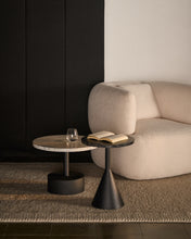 Load image into Gallery viewer, Martina ecru bouclé swivel armchair with cushion FSC Mix Credit - image 10
