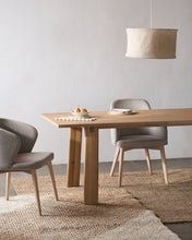 Load image into Gallery viewer, Darice chair in brown chenille and solid beech wood in a walnut finish FSC 100% - image 10
