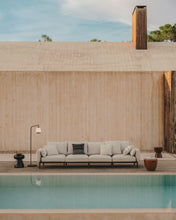 Load image into Gallery viewer, Sorells modular 4-seater outdoor sofa in aluminium with grey finish 370 cm - image 9