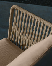 Load image into Gallery viewer, Saconca outdoor armchair made of cord and green galvanised steel - image 12