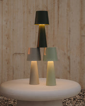 Load image into Gallery viewer, Arenys large outdoor metal table lamp in a turquoise painted finish - image 3