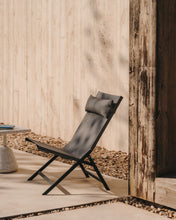 Load image into Gallery viewer, Canutells folding armchair made of aluminum with dark grey finish - image 9