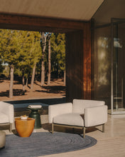 Load image into Gallery viewer, Sorells outdoor modular armchair in aluminium with green finish - image 13