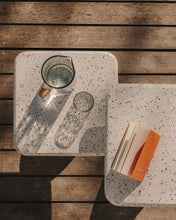 Load image into Gallery viewer, Saura coffee table in white terrazzo with a white terrazzo top 32 x 48 x 48 - image 6