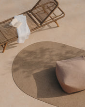Load image into Gallery viewer, Rodhe beige oval rug 100% PET 160 x 230 cm - image 3