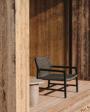 Load image into Gallery viewer, Sabolla armchair made of solid teak wood in a black finish - image 9