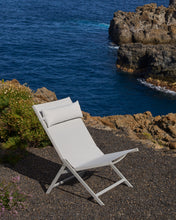 Load image into Gallery viewer, Canutells folding armchair made of aluminum with light grey finish - image 9