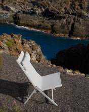 Load image into Gallery viewer, Canutells folding armchair made of aluminum with light grey finish - image 11