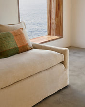 Load image into Gallery viewer, Zenira 3-seater sofa with removable cover and cushions in beige cotton and linen 230cm - image 8