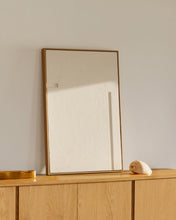 Load image into Gallery viewer, Sefri picture with straight geometric shapes in white 60 x 90 cm - image 3