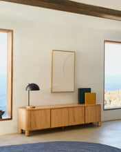 Load image into Gallery viewer, Salaya TV stand in ash plywood FSC Mix Credit, 200 cm x 52 cm - image 7