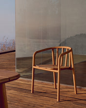 Load image into Gallery viewer, Turqueta stackable outdoor chair in FSC 100% solid teak wood - image 9