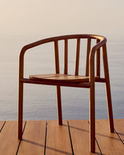 Load image into Gallery viewer, Turqueta stackable outdoor chair in FSC 100% solid teak wood - image 10