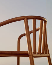 Load image into Gallery viewer, Turqueta stackable outdoor chair in FSC 100% solid teak wood - image 11