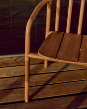 Load image into Gallery viewer, Turqueta stackable outdoor chair in FSC 100% solid teak wood - image 12