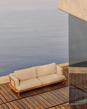 Load image into Gallery viewer, Turqueta 3-seater sofa made from solid teak wood 230 cm FSC 100% - image 7