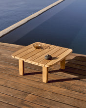 Load image into Gallery viewer, Tirant side table made from solid teak wood 70 x 70 cm FSC 100% - image 5