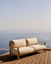 Load image into Gallery viewer, Tirant 3-seater sofa made from solid teak wood 212 cm FSC 100% - image 7