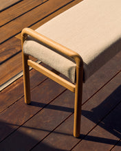 Load image into Gallery viewer, Macaret bench with removable cover solid oak wood with natural finish 120 cm FSC Mix Credit - image 6