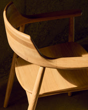 Load image into Gallery viewer, Fondes chair in solid oak wood with natural finish FSC Mix Credit - image 11