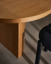 Load image into Gallery viewer, Nealy table with an oak veneer in a natural finish, 200 x 100 cm - image 10