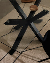 Load image into Gallery viewer, Argo glass table with steel legs with black finish 180 x 100 cm - image 6
