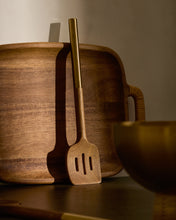 Load image into Gallery viewer, Sataya holed spatula made from FSC 100% acacia wood - image 3