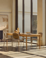 Load image into Gallery viewer, Lenon extendable table in natural FSC Mix Credit solid oak wood and veneer 200(280)x90 - image 9