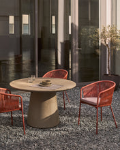 Load image into Gallery viewer, Yanet terracotta rope chair with galvanised steel legs - image 12