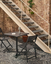 Load image into Gallery viewer, Torreta folding outdoor table made of aluminum with dark grey finish 70 x 70 cm - image 7