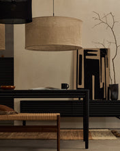 Load image into Gallery viewer, Mariela linen ceiling lamp shade in a beige finish Ø 80 x 40 cm - image 3