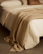 Load image into Gallery viewer, Senara beige cotton bedspread for 90/135 cm bed - image 5