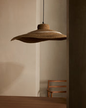 Load image into Gallery viewer, Albenya ceiling lamp made of natural fibres and cotton with a natural and white finish Ø 90 cm - image 3