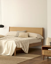 Load image into Gallery viewer, Elan bed in veneer and solid walnut wood with cord mattress 160 x 200 cm FSC Mix Credit - image 7