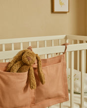 Load image into Gallery viewer, Pink, 100% cotton organiser for the Laily cot, 25 x 45 cm - image 3