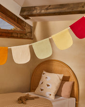 Load image into Gallery viewer, Betia 100% cotton, multi-coloured bunting garland, 250 cm - image 3