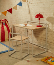 Load image into Gallery viewer, Tinn ash veneer chair with a beige metal structure - image 6