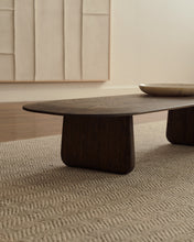 Load image into Gallery viewer, Pirita coffee table made from solid oak wood in a dark finish, 146 x 56.5 cm FSC 100% - image 4
