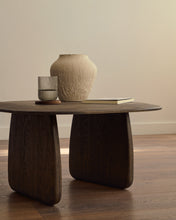 Load image into Gallery viewer, Pirita side table made from solid oak wood in a dark finish, 70.6 x 70 cm FSC 100% - image 2