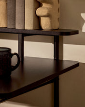 Load image into Gallery viewer, Galatia black melamine table with metal legs in black finish 120 x 60 cm - image 4