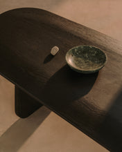 Load image into Gallery viewer, Pirita coffee table made from solid oak wood in a black finish, 146 x 56.5 cm FSC 100% - image 2