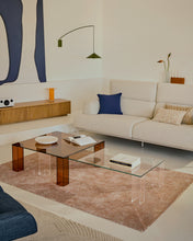 Load image into Gallery viewer, Adularia transparent, tempered-glass coffee table, 140 x 60 cm - image 3