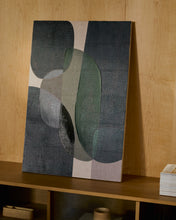 Load image into Gallery viewer, Nemsa blue and green abstract canvas, 90 x 60 cm - image 3