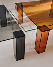 Load image into Gallery viewer, Adularia brown, tempered-glass coffee table, 140 x 60 cm - image 6