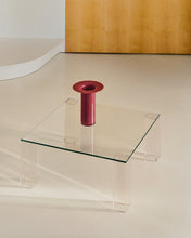 Load image into Gallery viewer, Adularia transparent, tempered-glass side table, 85 x 85 cm - image 3