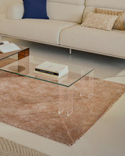 Load image into Gallery viewer, Adularia transparent, tempered-glass coffee table, 140 x 60 cm - image 4