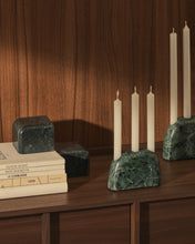 Load image into Gallery viewer, Signe large, green marble candlestick, 10 cm - image 4